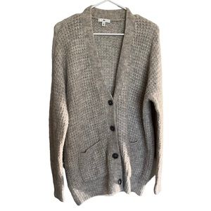 Nordstrom BP Chunky Knit Wool Alpaca Blend Sweater Cardigan